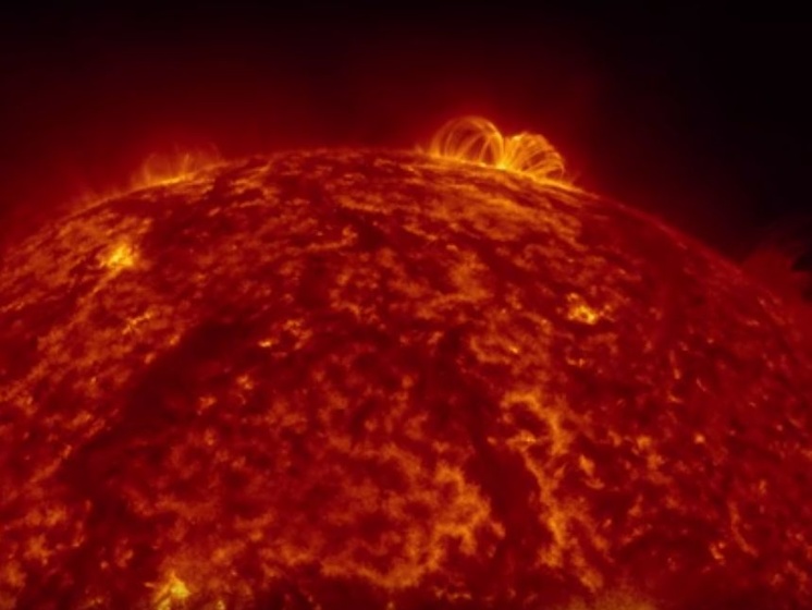 NASA опубликовало видео солнечной активности. Видео