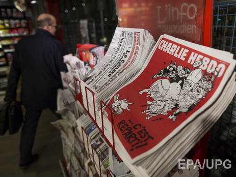 Charlie Hebdo опубликовал карикатуры на тему крушения российского Airbus A321