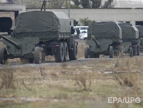 На мариупольском направлении начался отвод тяжелого вооружения калибром до 100 мм