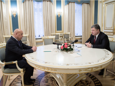 Администрация Президента: Москаль проинформировал Порошенко, что с понедельника возвращается на работу