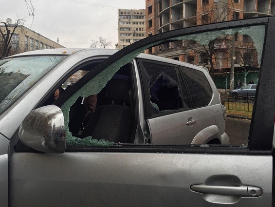 В Киеве произошло разбойное нападение со стрельбой, пострадал один человек