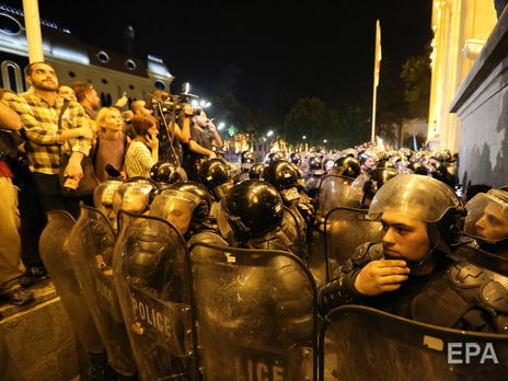 ﻿Антиросійські протести у Грузії. У лікарнях залишаються 52 постраждалих