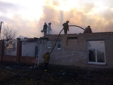 В Запорожской области горела школа
