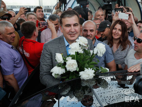 "Руху нових сил" Саакашвили ЦИК отказал в регистрации