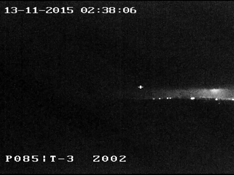 Пресс-центр АТО: Террористы вели огонь реактивными снарядами по Красногоровке, зафиксированный системой 