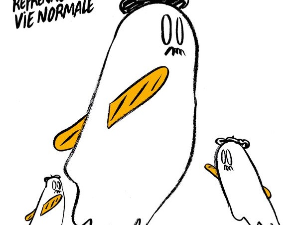 Charlie Hebdo опубликовал карикатуру на парижские теракты