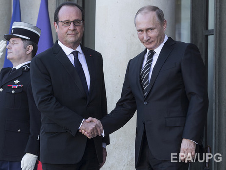 Путин и Олланд проведут встречу 26 ноября
