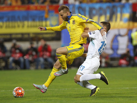 Украина вышла в финальную часть Евро-2016