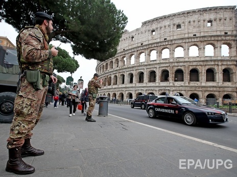 В Риме усилены меры безопасности из-за угрозы терактов. Фоторепортаж