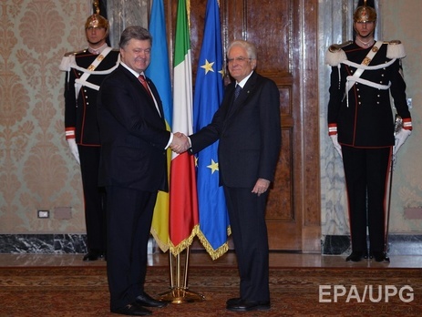 Президент Италии: Мы не допустим, чтобы об Украине забыли из-за Сирии