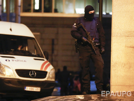 В Брюсселе проходит антитеррористическая операция. Фоторепортаж