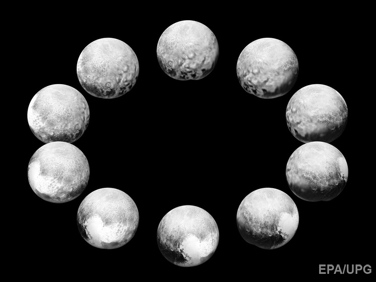 Астрономы показали один день Плутона и его спутника