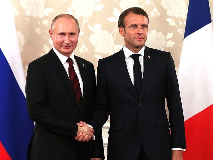 Макрон &ndash; Путину: Надеюсь, что мы в июле встретимся в нормандском формате