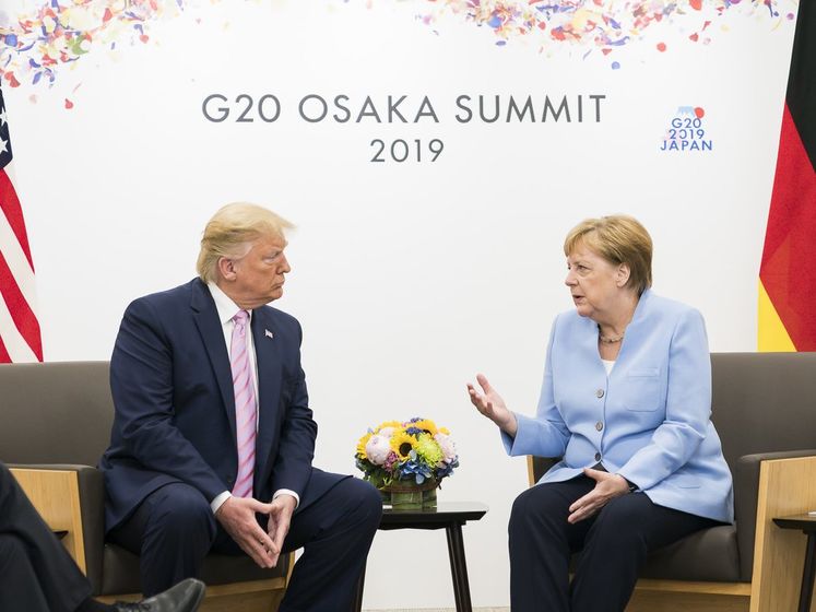 ﻿Трамп і Меркель обговорили Україну на полях G20