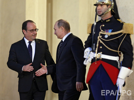 Олланд сегодня встретится в Москве с Путиным