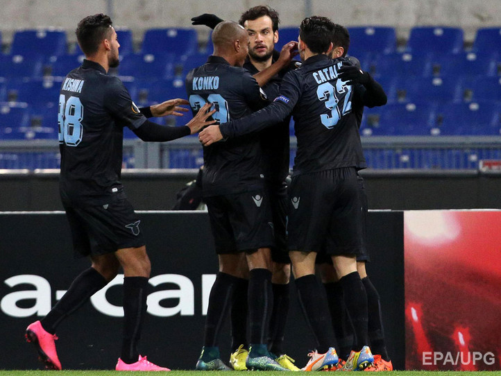 Лига Европы: "Лацио" уверенно обыграл "Днепр"