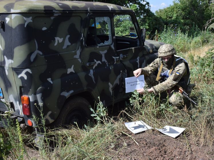 Оккупанты обстреляли полицейскую машину из минометов 82-го калибра – украинская сторона СЦКК