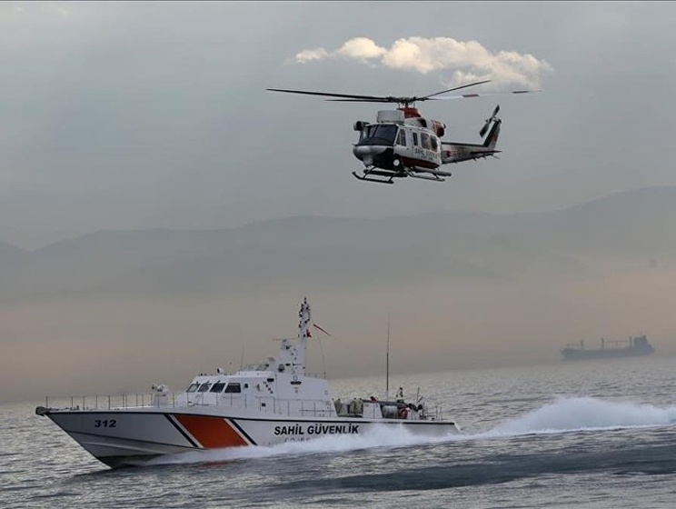 Береговая охрана Турции провела учения в Мраморном море. Видео