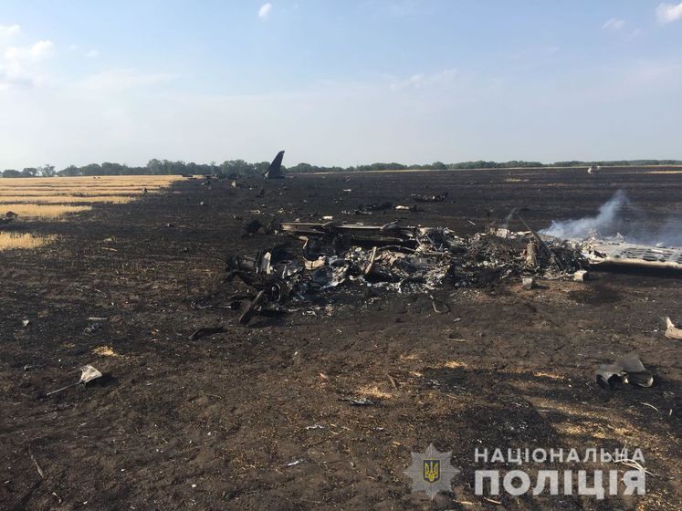 ﻿Пілот навчального літака L-39, який розбився в Харківській області, катапультувався і залишився живим