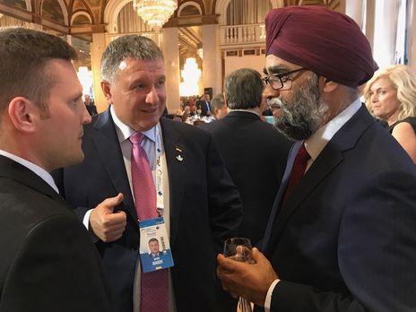 ﻿Аваков обговорив із міністром оборони Канади Саджаном питання військової взаємодії та закупівлі нової техніки