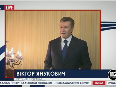 Янукович: В ВР – бандиты, которые терроризируют страну