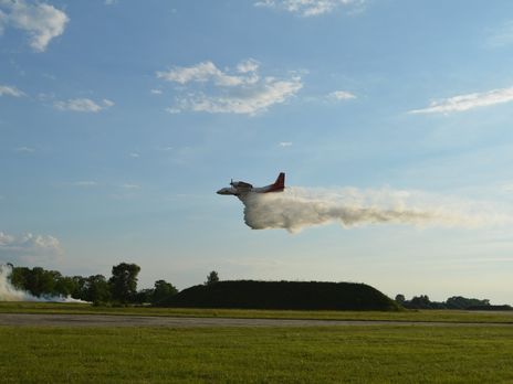 ﻿Пожежу в замінованому лісі в районі Станиці Луганської локалізували
