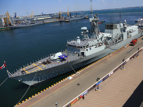 ﻿Sea Breeze 2019. У порт Одеси зайшло чотири кораблі НАТО