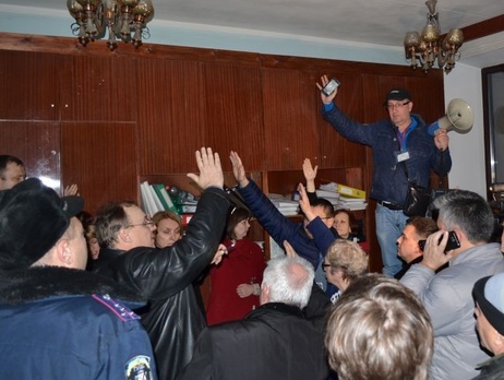 В горизбиркоме Кривого Рога произошла потасовка