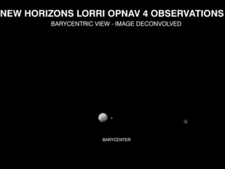 New Horizon показал вращение Плутона и его спутника