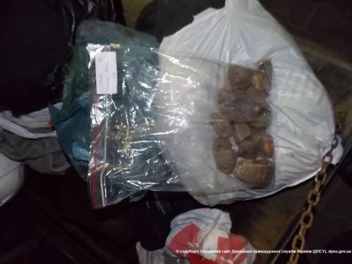 Пограничники во Львовской области помешали вывозу из Украины более 3 кг янтаря