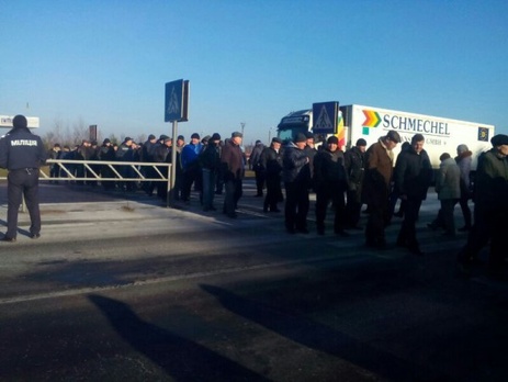 В Волынской области шахтеры перекрыли трассу Киев – Варшава