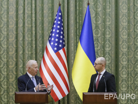 Байден осудил инцидент с участием Яценюка и Барны в Раде