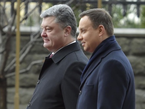 Порошенко проводит встречу с Дудой