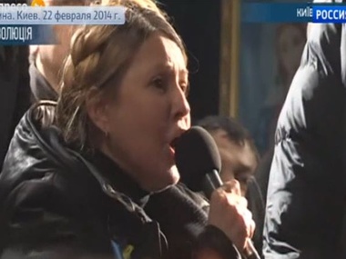 Провластные российские СМИ поддерживают Тимошенко
