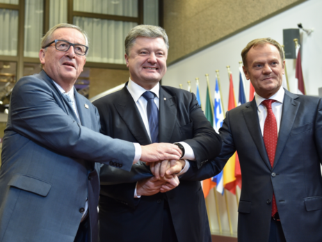 Порошенко начал встречи с руководством Евросоюза в Брюсселе