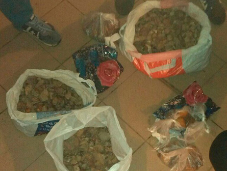 В Ровенской области задержан перевозчик крупной партии янтаря, оцененной в полмиллиона гривен