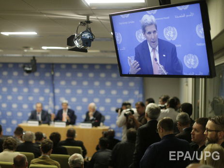 Керри: Мы не намерены откладывать решение вопроса о судьбе Асада, переходный орган в Сирии нужно создать в течение месяца-двух