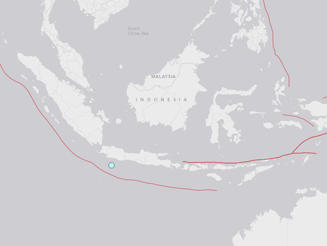 У берегов Индонезии произошло землетрясение магнитудой 5,6