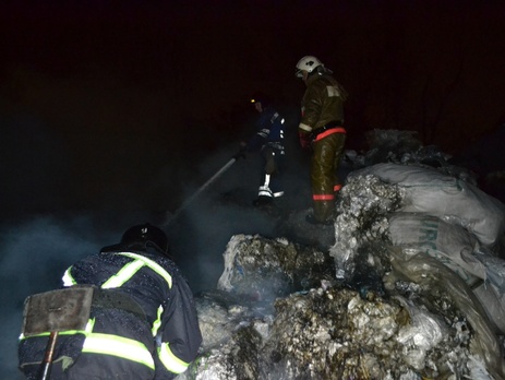 В Одессе произошел пожар на территории химзавода