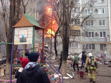 В Волгограде из-за взрыва обрушился жилой дом. Фоторепортаж