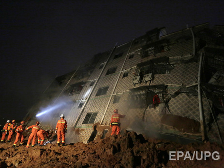 В Китае число пропавших без вести после схода оползня достигло 91