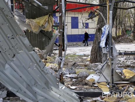 В Донецке произошел взрыв на остановке общественного транспорта