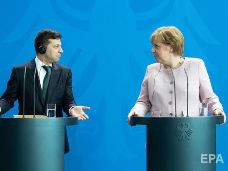 Зеленский обсудил с Меркель ситуацию на Донбассе – Офис президента