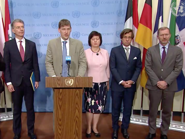 ﻿Шість країн за підсумками засідання Радбезу ООН закликали Росію звільнити українських моряків і припинити ескалацію конфлікту на Донбасі