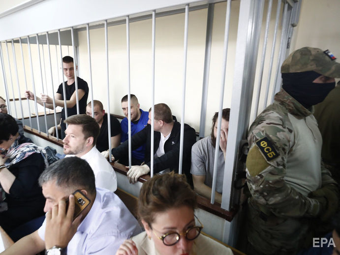 Суд в Москве продлил арест еще шестерым украинским военнопленным морякам