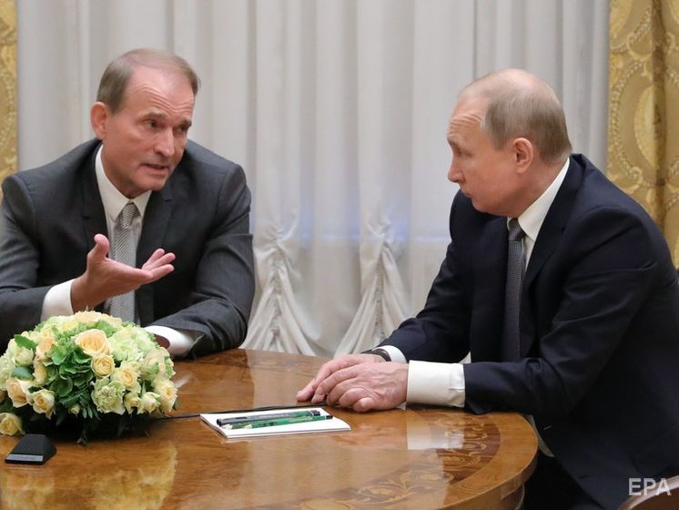Медведчук перед выборами встретился с Путиным в Санкт-Петербурге, говорили о ситуации на Донбассе