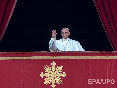 Папа Римский в рождественском послании пожелал Украине мира