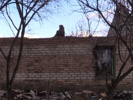 Результаты обстрела боевиками Зайцево. Видео