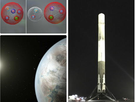 Пентакварк, жидкая вода на Марсе, Falcon 9. Топ-10 научных достижений 2015 года