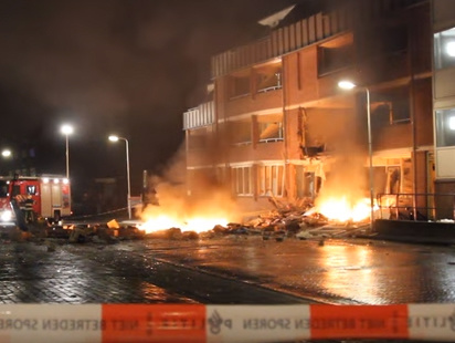 В Нидерландах произошел взрыв в четырехэтажном доме